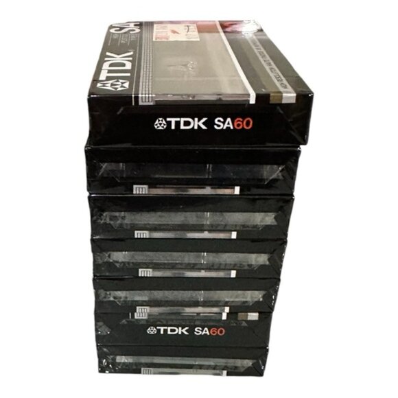 TDK SA 60 TYPE II Cassette Tapes Lot Of 7 - Picture 2 of 9